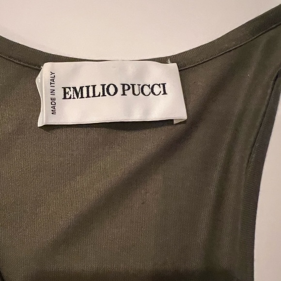 Emilio Pucci Top with Gold Metal Embroidery - Picture 4 of 11